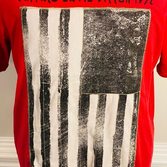 STUNNING! Buffalo David Bitton Sleeve Arandano Rojo Tee(90) - Picture 11 of 11